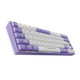 Игровая механическая клавиатура AJAZZ AK680 White-Purple c подсветкой, красные переключатели 68клавиш, Hot Swap - изображение 4