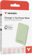 УМБ Verbatim Charge Go Essentials 5000 mAh 20W Green (23942322269) - зображення 4