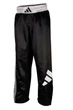 Штаны для кикбоксинга Adidas с лицензией WAKO | черно/белые | ADIKBUN100T 160 см - изображение 2