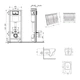 Комплект для ванной комнаты: подвесной унитаз Crow Ultra Quiet 520×360×290 + комплект инсталляции (QT05335172W48187) - изображение 2