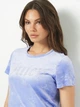 Женская велюровая пижама FS Juicy Футболка + Шорты L Lilac (7632) - изображение 3
