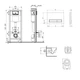 Комплект для ванной комнаты: подвесной унитаз Jay Ultra Quiet 520x360x320 + комплект инсталляции (QT07335175W48180) - изображение 2
