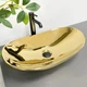 Умывальник (раковина) VBI TURIN GOLD GLOSSY накладной - изображение 3