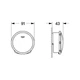 Злив-перелив для ванни Grohe Sentosa 19952000 - зображення 2