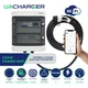 Зарядка для електромобіля 22 квт 32а 3-фази type 2 (європейське авто) 4.6м power wifi UACHARGER, CHS-PWWF222223-21 - зображення 2