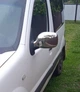 Накладки на дзеркала Carmos із турецької сталі для Renault Kangoo (2004-2008) - 2 шт. - зображення 1
