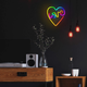 Декоративна неонова LED вивіска Forever Light LOVE IN HEART FLRN02 28 x 25.5 см (RTV100439) - зображення 4