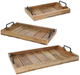 Zestaw Tac drewnianych Home Styling Collection 23980 3 szt (8719202104295) - obraz 1