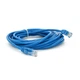 Патч-корд литой RITAR, UTP, RJ45, Cat.5e, 5m, синий, Cu (медь) PCR-CU/5Be - изображение 1