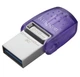 USB 3.2 Flash Drive 256Gb Kingston DataTraveler microDuo 3C Type-A/Type-C, 200Mb/s (DTDUO3CG3/256GB) - зображення 2
