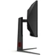 TFT 34' AOC CU34G4, WQHD, VA, вигн., 180Гц, 2хHDMI, DP, HAS, Pivot, чорно-червоний - изображение 4