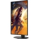 TFT 24.5' AOC Q25G4SR, Fast IPS, 300 Гц, 2xHDMI, DP, HAS, Pivot, колонки, чорно-червоний - изображение 6