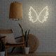 Декоративна неонова LED вивіска Forever Light PLEXI LED WINGS 39.5 x 32.5 см (RTV100448) - зображення 5