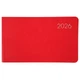 Еженедельник 10х17 см датированный 2026 мягкий 128 страниц красный Glory Leo Planner, 252652 - изображение 1