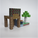 Магнитный конструктор Minecraft Майнкрафт Дом в джунглях 128 блоков 6 случайных фигурок - изображение 9