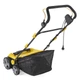 Скарификатор аэратор электрический для газона травы Geko g83002 jg premium 2в1 1800вт ширина 380мм с травосборником 45л вертикуттер для дачи воздушное разрыхление газонокосилка для ухода за газоном - изображение 3