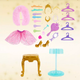 Zestaw do zabawy Mattel Disney Princess Garderoba ksiezniczki HXC20 /2 (947352257674) - obraz 3