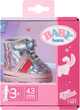 Взуття для ляльки Baby Born Сріблясті кросівки 831762 (4001167831762) - зображення 7