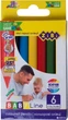 Упаковка олівців кольорових ZiBi Baby Line Mini Jumbo 6 кольорів х 2 шт (ZB.2450.2) - зображення 2