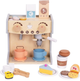 Дерев'яний ігровий набір EcoToys Кавомашина 2 в 1 26 предметів HM328245 (5905817007264) - зображення 1