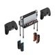 Настенное крепление DOBE для консоли и зарядной dock станции Nintendo Switch 2 / Nintendo Switch (OLED) + Два держателя для контроллера Switch Pro + Место для 28 игровых картриджей / крючки под Joy-Con / кронштейн на стену - изображение 6