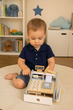 Drewniany zestaw do zabawy EcoToys Kasa fiskalna HM328241 (5905817007257) - obraz 6