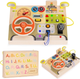 Дерев'яний бізіборд EcoToys Кермо HM328236 (5905817007318) - зображення 3