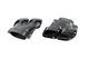 Дифузор заднього бампера з насадками Black Coupe для Mercedes C-class W205 2014-2021 (дизайн AMG63) - зображення 7