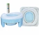 Дитячий складаний дорожній горщик 3 в 1 Lavi Blue Trivet + Пакети в комплекті Накладка на унітаз Портативний горщик для подорожей - изображение 1
