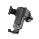 Автотримач для телефона HOCO CA103 vertical and horizontal air outlet gravity car holder Black Metal Gray (6931474766229) - изображение 1