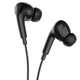 Навушники HOCO M101 Pro Crystal sound wire-controlled earphones with microphone Black (6931474782373) - изображение 2
