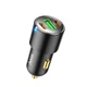 Автомобільний зарядний пристрій HOCO NZ6 PD45W 3-port(2C1A) car charger Black (6931474765185) - зображення 1