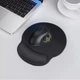 Килимок для миші HOCO GM30 Polar Fox mouse pad with wrist support Black (6942007623339) - изображение 5