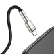 Кабель Baseus Cafule Series Metal Data Cable USB to IP 2.4A 1m Black (CALJK-A01) - зображення 5