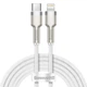 Кабель Baseus Cafule Series Metal Data Cable Type-C to iP PD 20W 2m White (CATLJK-B02) - изображение 1
