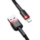 Кабель Baseus Cafule Cable USB For Lightning 2.4A 0.5m Red+Black (CALKLF-A19) - изображение 1