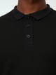 Поло длинное мужское Trendyol TMNSS20PO0002 XL Черное (8682165227892) - изображение 4