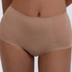 Женские трусы бесшовные высокой посадки Lanny Mode 5003в 3XL бежевый - изображение 1