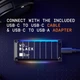SSD накопитель WD Black P40 Game Drive 1 TB (WDBAWY0010BBK) - изображение 4
