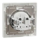 Розетка одинарная без заземления Schneider Electric ASFORA EPH3000121 - изображение 2