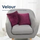 Подушка декоративна "VELOUR" Бордова, 50x70 - зображення 1