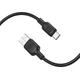 Кабель BOROFONE BX113 USB - Type-C Lenny silicone 3A 2m black - изображение 5
