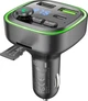 FM-модулятор BOROFONE BC48 Broad 2USB, type-C, QC3.0 18W, TF microSD, BT5.0, handsfree чорний - зображення 1