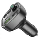 FM-модулятор BOROFONE BC48 Broad 2USB, type-C, QC3.0 18W, TF microSD, BT5.0, handsfree чорний - зображення 5