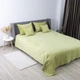 Покрывало ТЕП "VELOUR" Салатовое/Ромб круглый, 220x240 - изображение 3