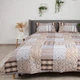 Покрывало плед ТЕП PROVENCE Сафари 150×210 см полуторное, стеганое, микрофибра, мягкое, 2 наволочки 50×70 см, комплект 100 г/м² - изображение 1