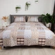 Покрывало плед ТЕП PROVENCE Сафари 150×210 см полуторное, стеганое, микрофибра, мягкое, 2 наволочки 50×70 см, комплект 100 г/м² - изображение 2