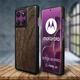 Кожаная накладка Stenk WoodBacker для Motorola Edge 60 Pro Чёрный (79350) - изображение 3