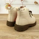 Демисезонные ботинки для девочки Еврозима Apawwa (N5003P beige) Размер 25, 16.5 см - изображение 7