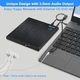 Внешний привод CD/DVD NOLYTH USB 3.0 Type C Устройство записи CD DVD +/-RW - изображение 3